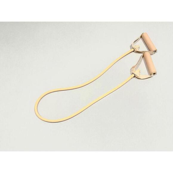 Blogilates Resistance Bands with Handles Stretch Pink Peach Blue Set of 3 - Picture 2 of 11